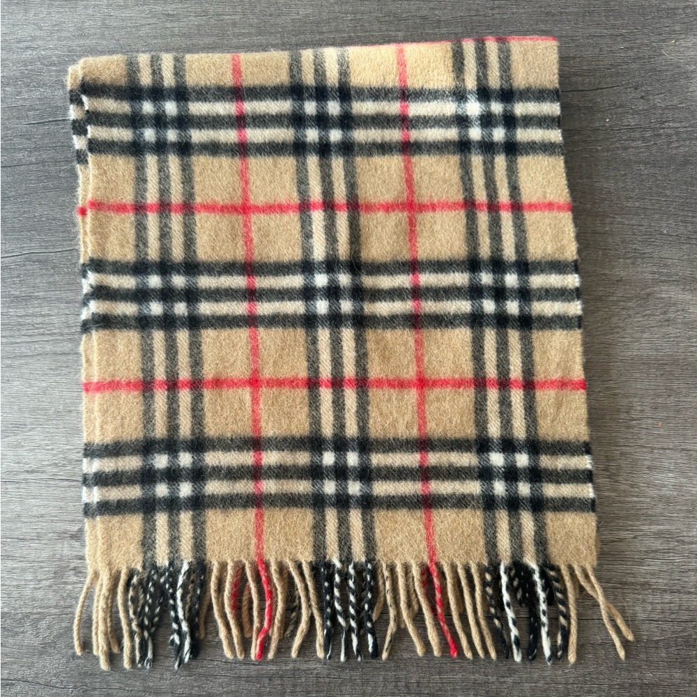 Vintage Burberrys 💯‎ Cashmere Check Scarf 🧣
